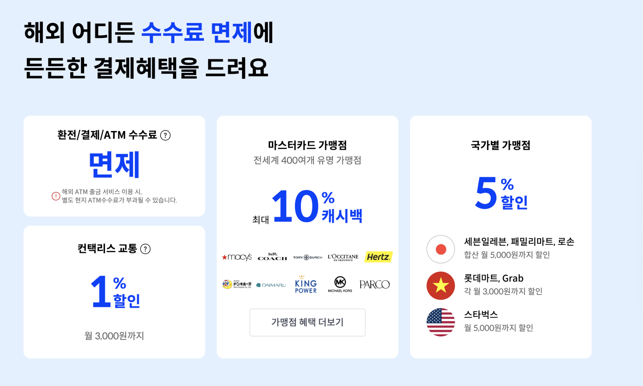 신한 sol 트래블 체크카드 혜택